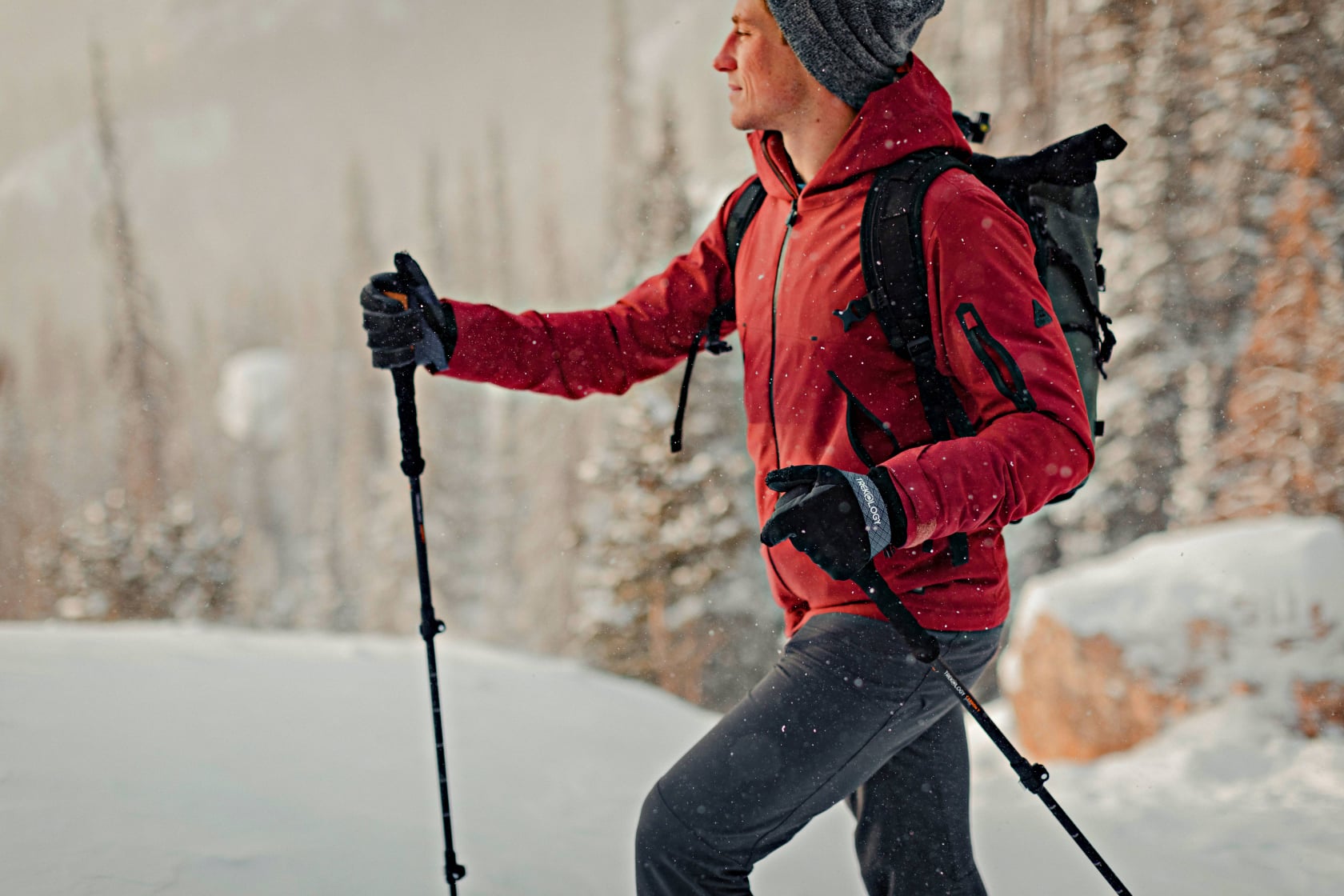 how to use trekking poles