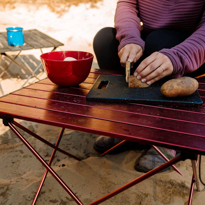 How to clean and store a camping table?