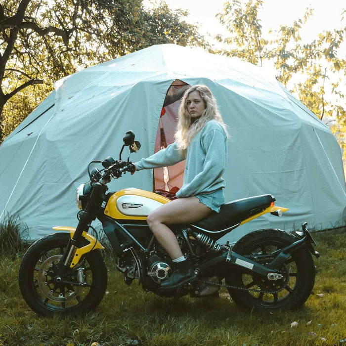 How to pack a motorcycle for camping?