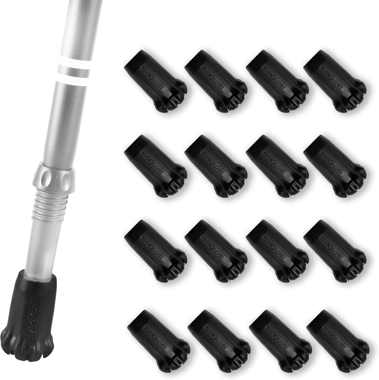 Novagoodes Trekking Poles Rubber Tips Accessories With Logo (US)