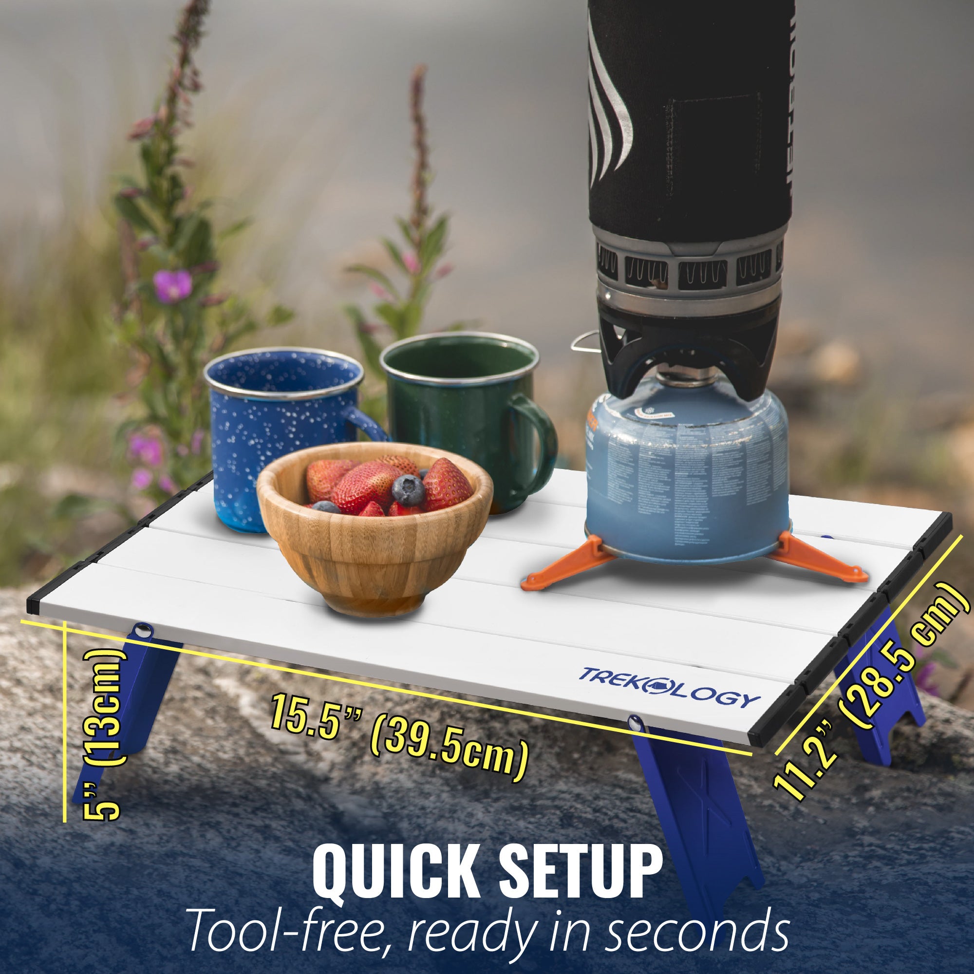 Novagoodes Beach Table – Lightweight, Portable & Waterproof Folding Table for Camping, Picnic, RV & Travel (US)