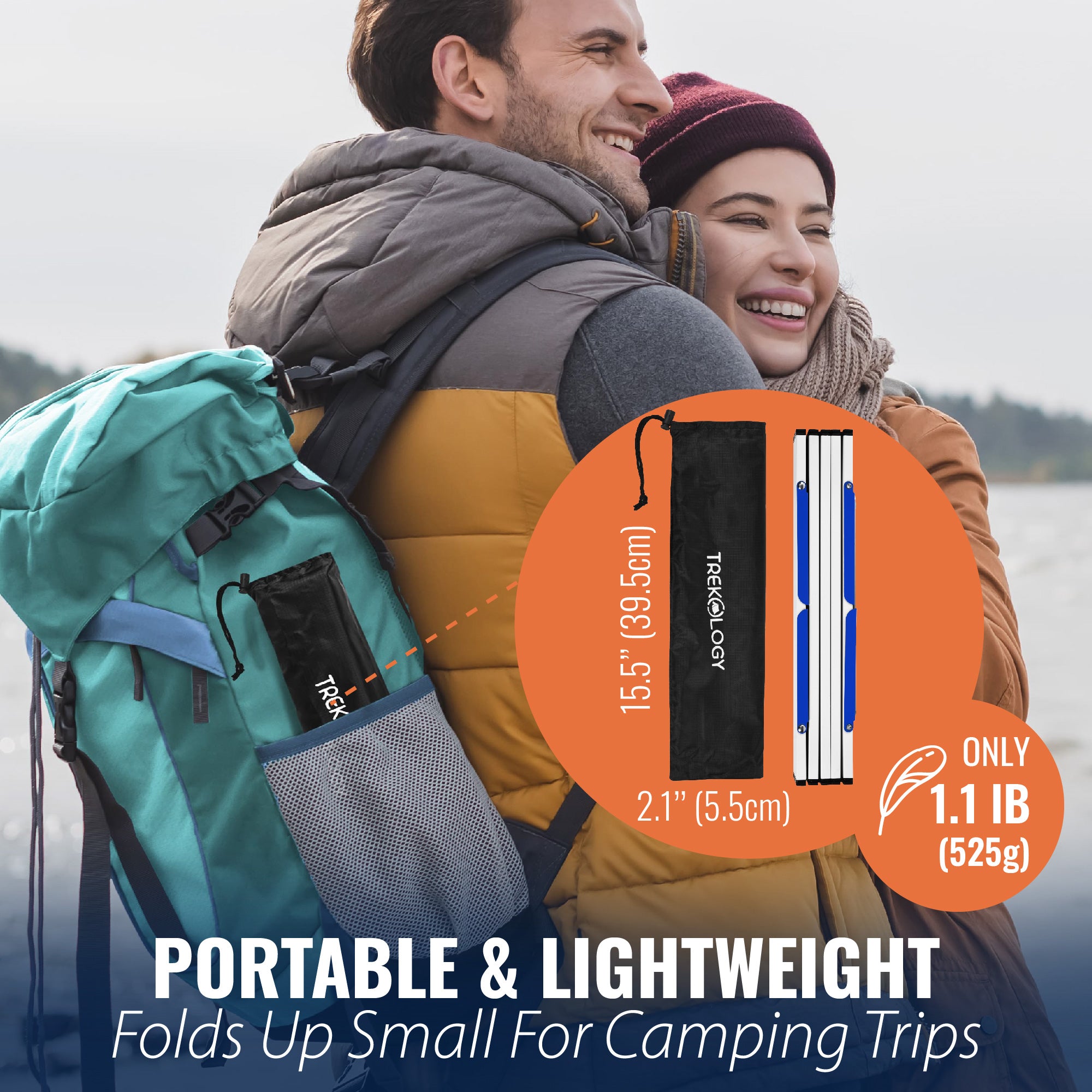 Novagoodes Beach Table – Lightweight, Portable & Waterproof Folding Table for Camping, Picnic, RV & Travel (US)