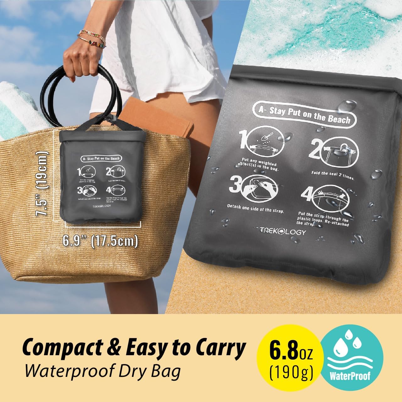 Novagoodes Aluft Mint : Inflatable Beach Pillow (US)