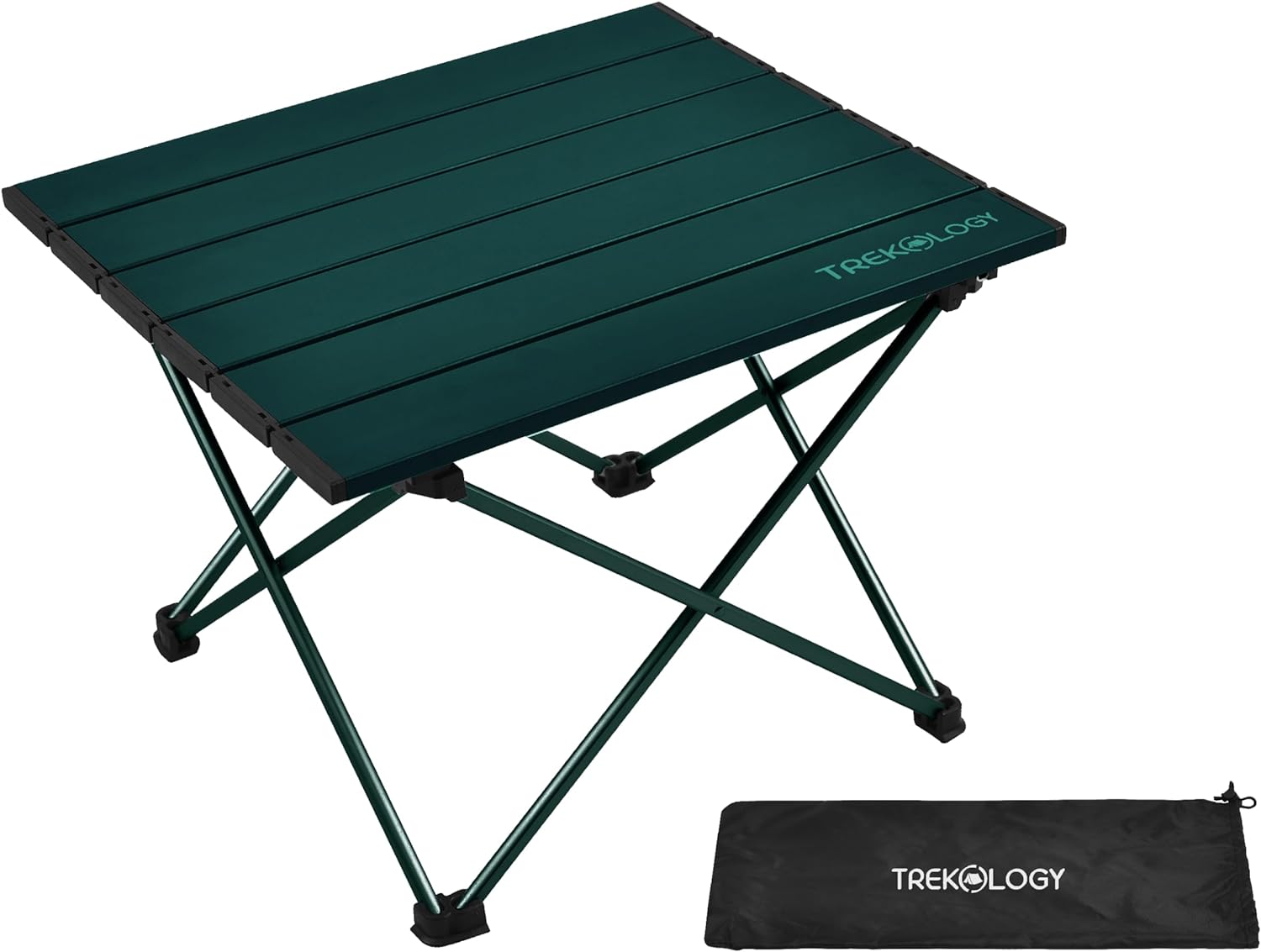 Novagoodes Foldable Aluminum Camping Table with Enforced Robust Hinged Connection. (US)