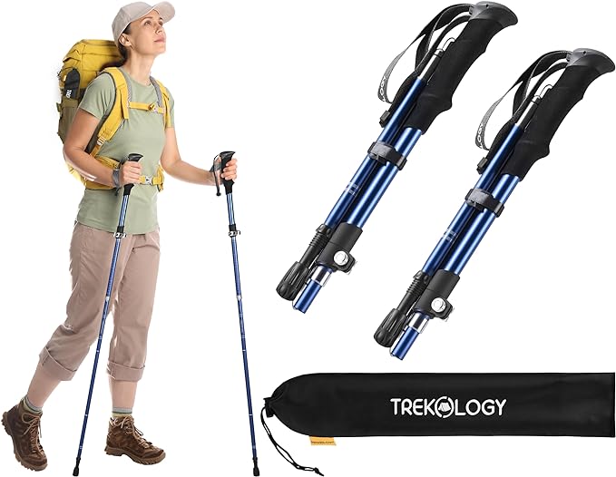 Novagoodes TREK-Z SE SET : FOLDABLE TREKKING HIKING POLE 2PCS (US)