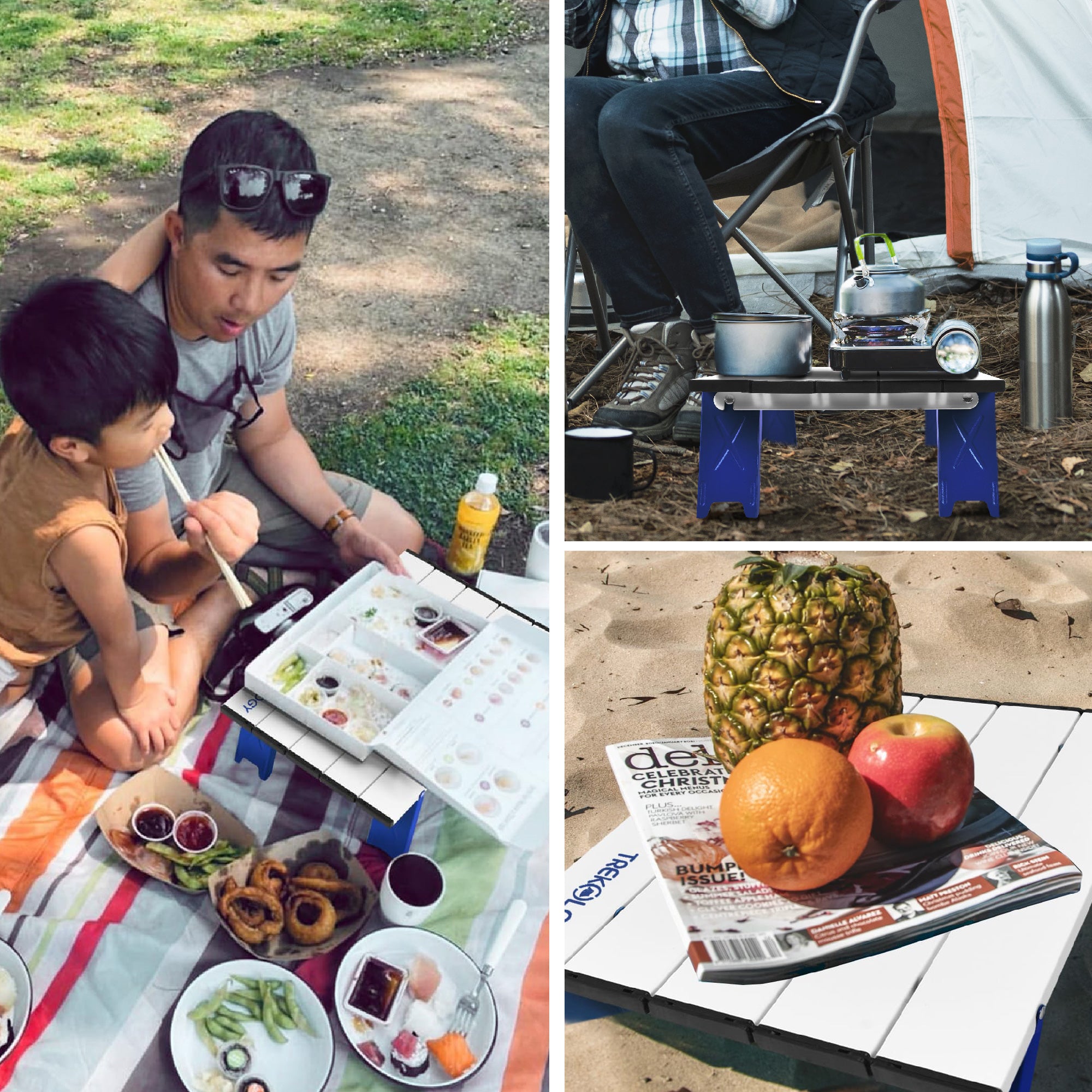 Novagoodes Beach Table – Lightweight, Portable & Waterproof Folding Table for Camping, Picnic, RV & Travel (US)