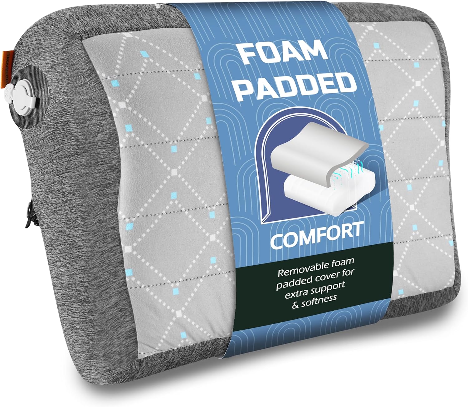 Novagoodes Aluft Pro SE Premium Inflatable Camping Pillow with Removable Foam-Padded (US)