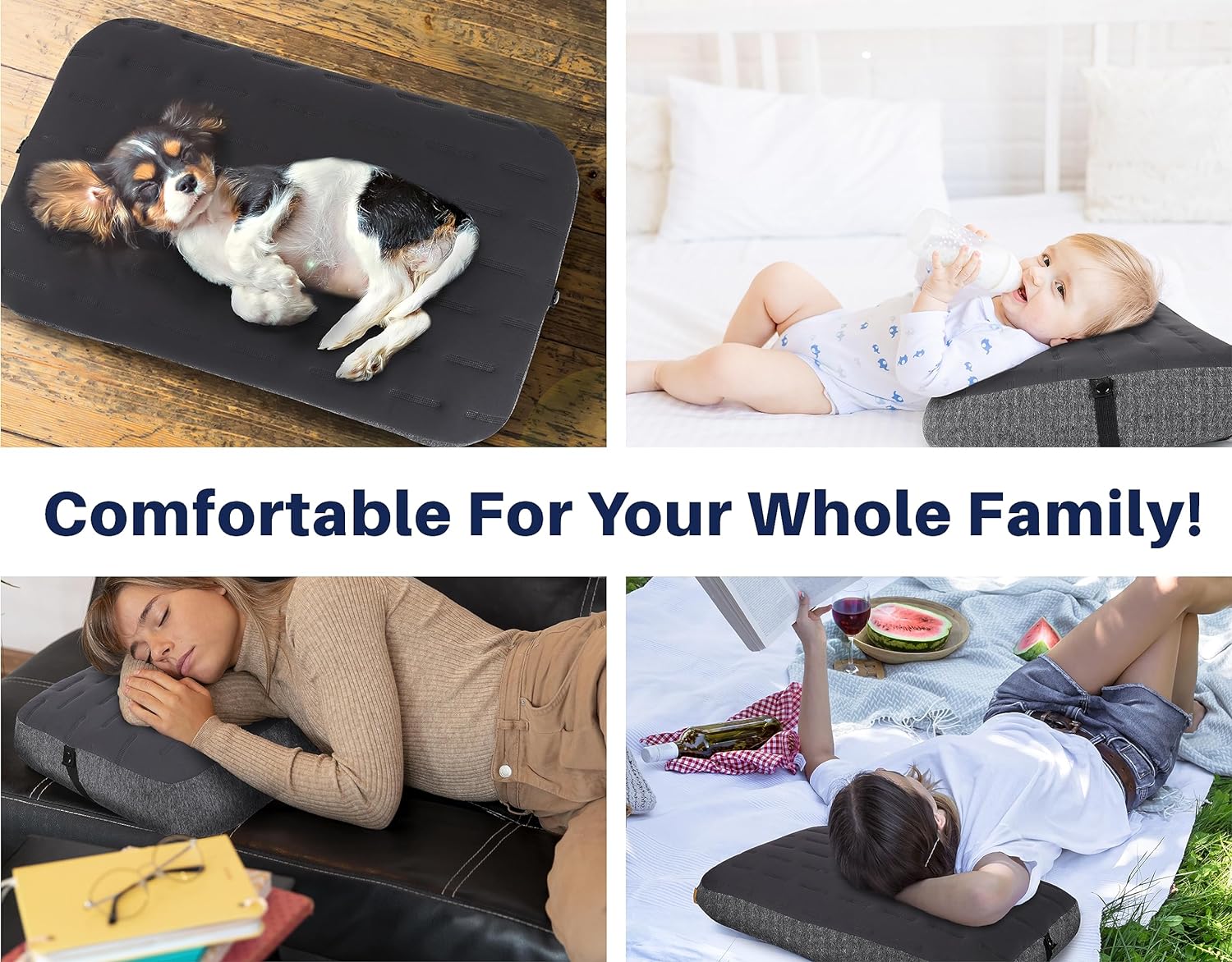 Novagoodes ALUFT Ultra: Large Inflatable Pillow for Camping (US)