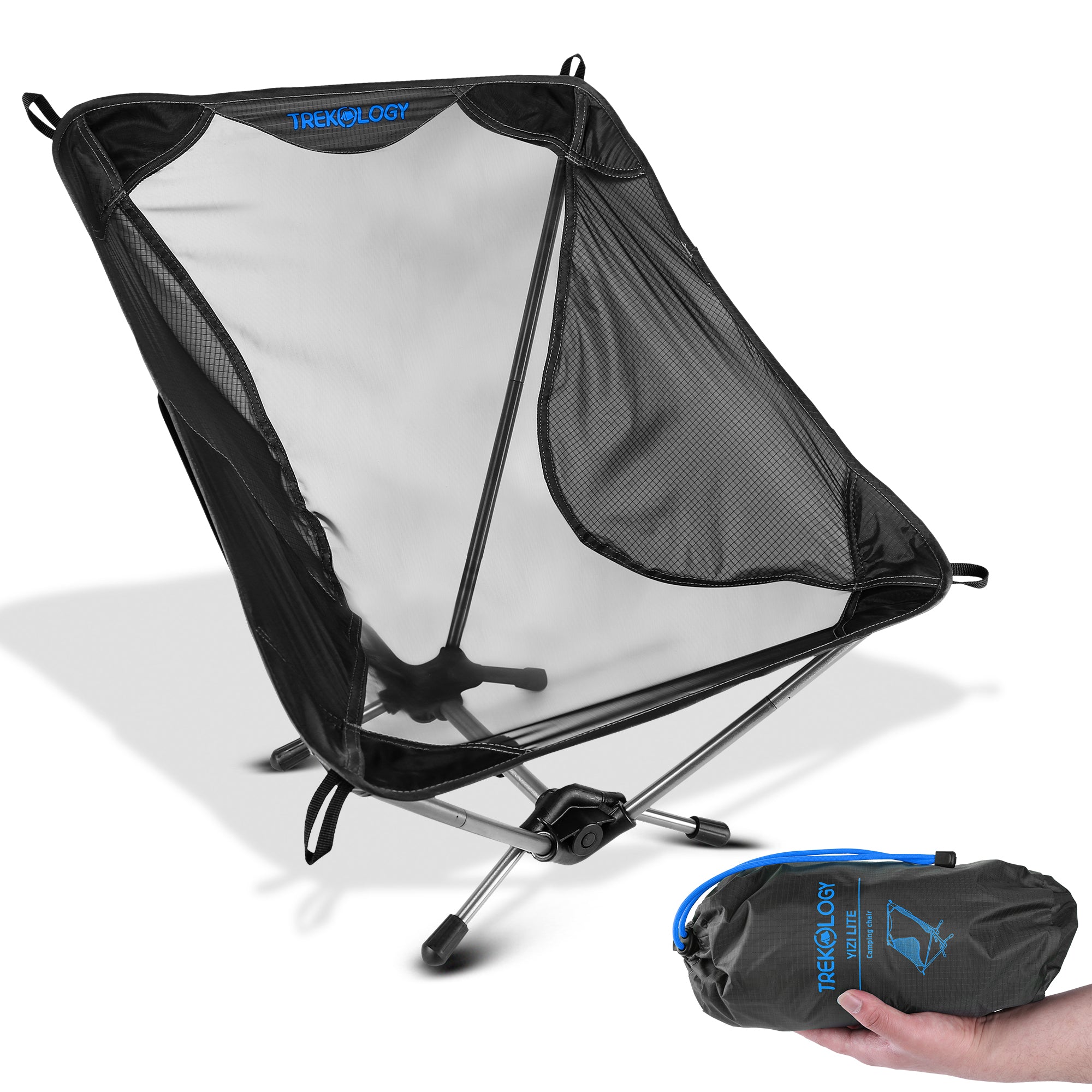 Novagoodes YIZI-LITE : Lightweight Camping Chair (BLUE) (US)