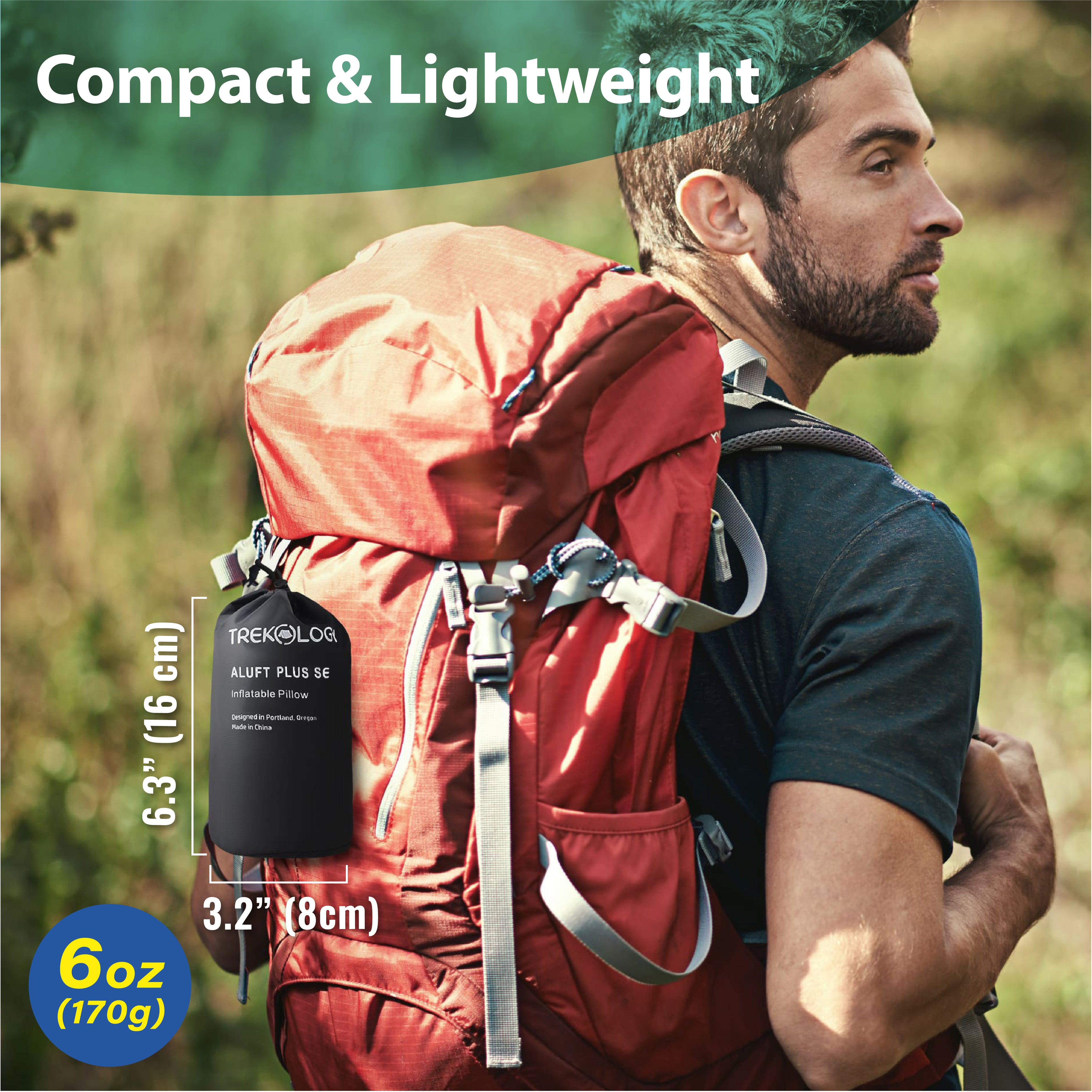 Novagoodes Aluft Plus SE Inflatable Pillow For Camping (US)