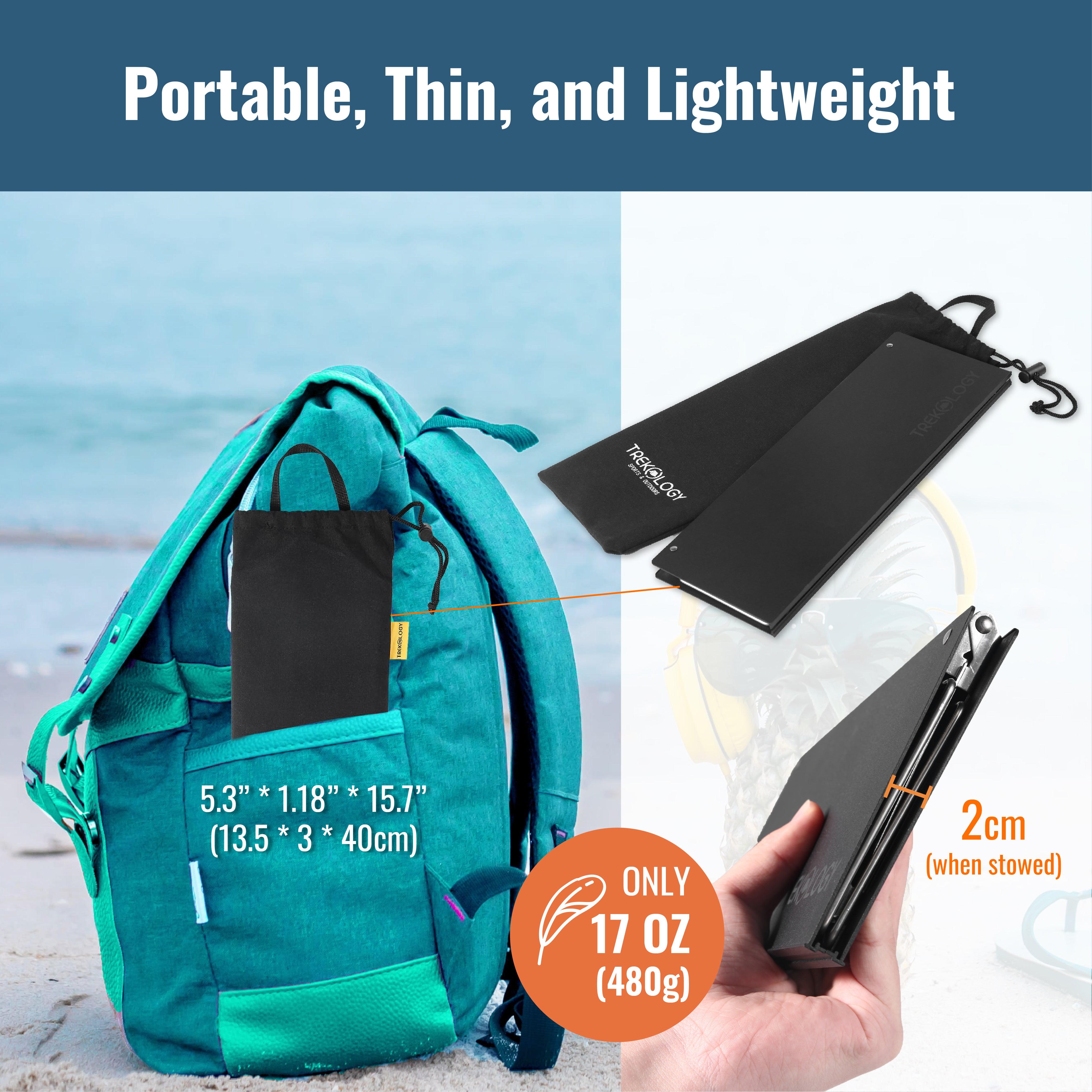 Novagoodes TALU MINI Small Foldable Table For Camping And Picnics (US)