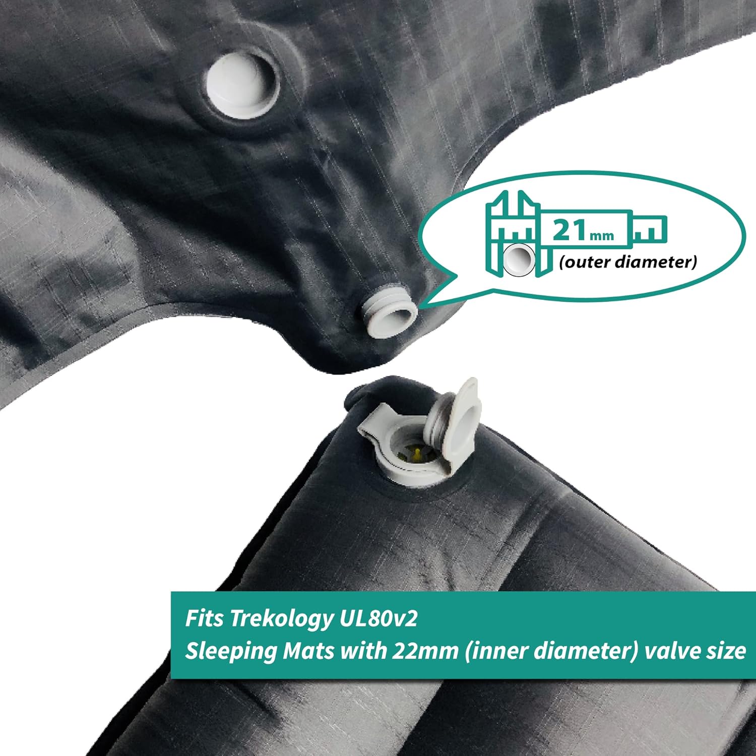 Novagoodes UL R7 All-Weather Sleeping Pad & Pump Sack Bundle (US)