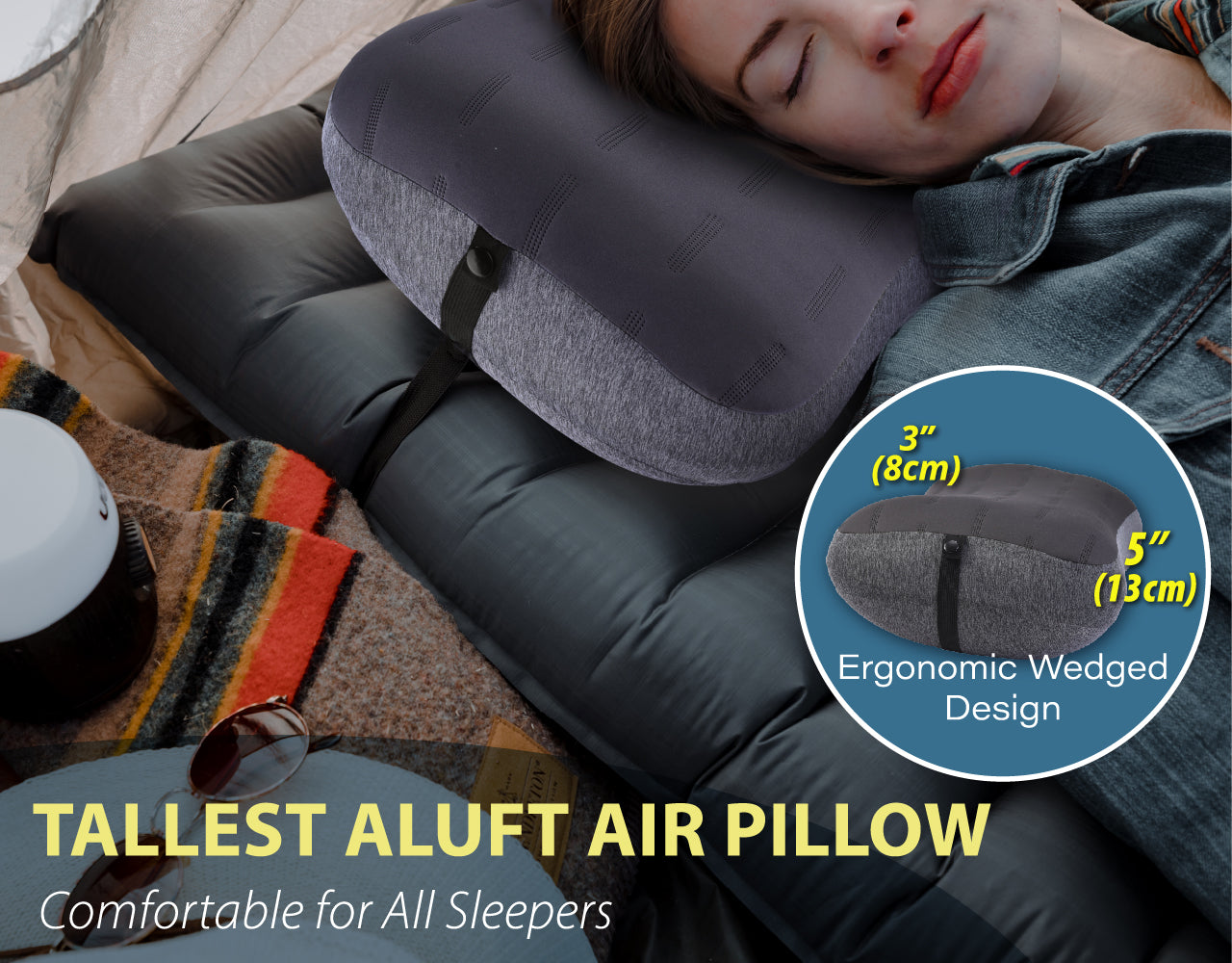Novagoodes Aluft Pro : Inflatable Pillow for Camping (US)