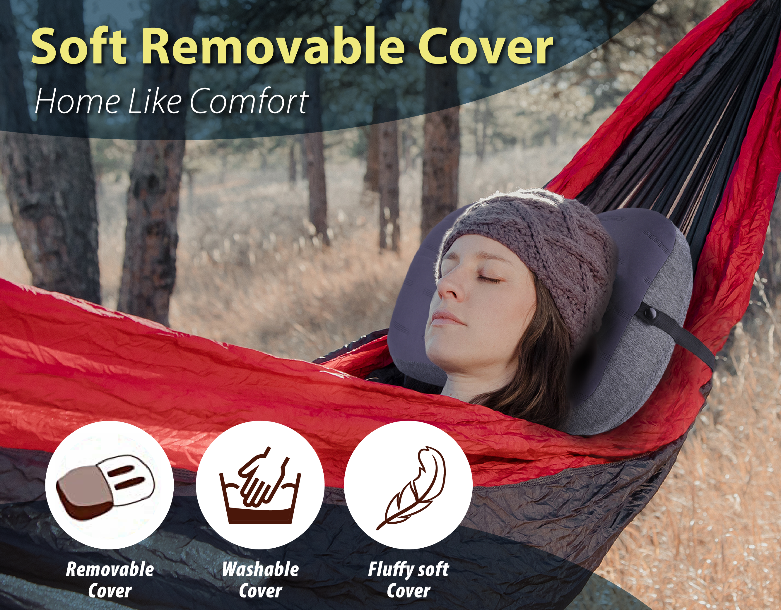 Novagoodes Aluft Pro : Inflatable Pillow for Camping (US)