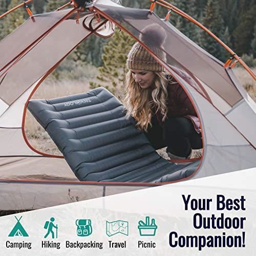 Novagoodes UL80 Inflatable Sleeping Pad for Camping (US)