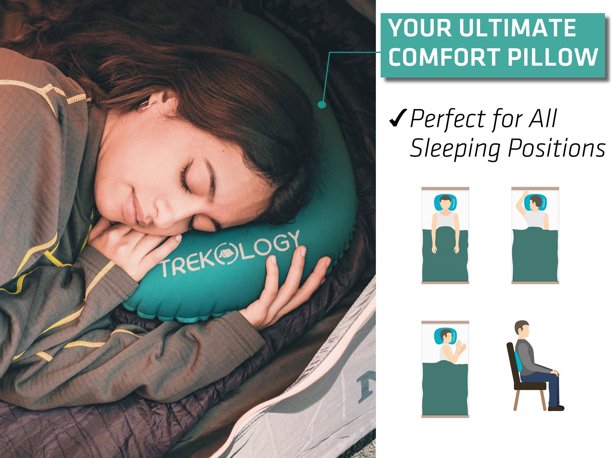 Novagoodes Aluft 2.0 Inflatable Pillow for Camping (US)