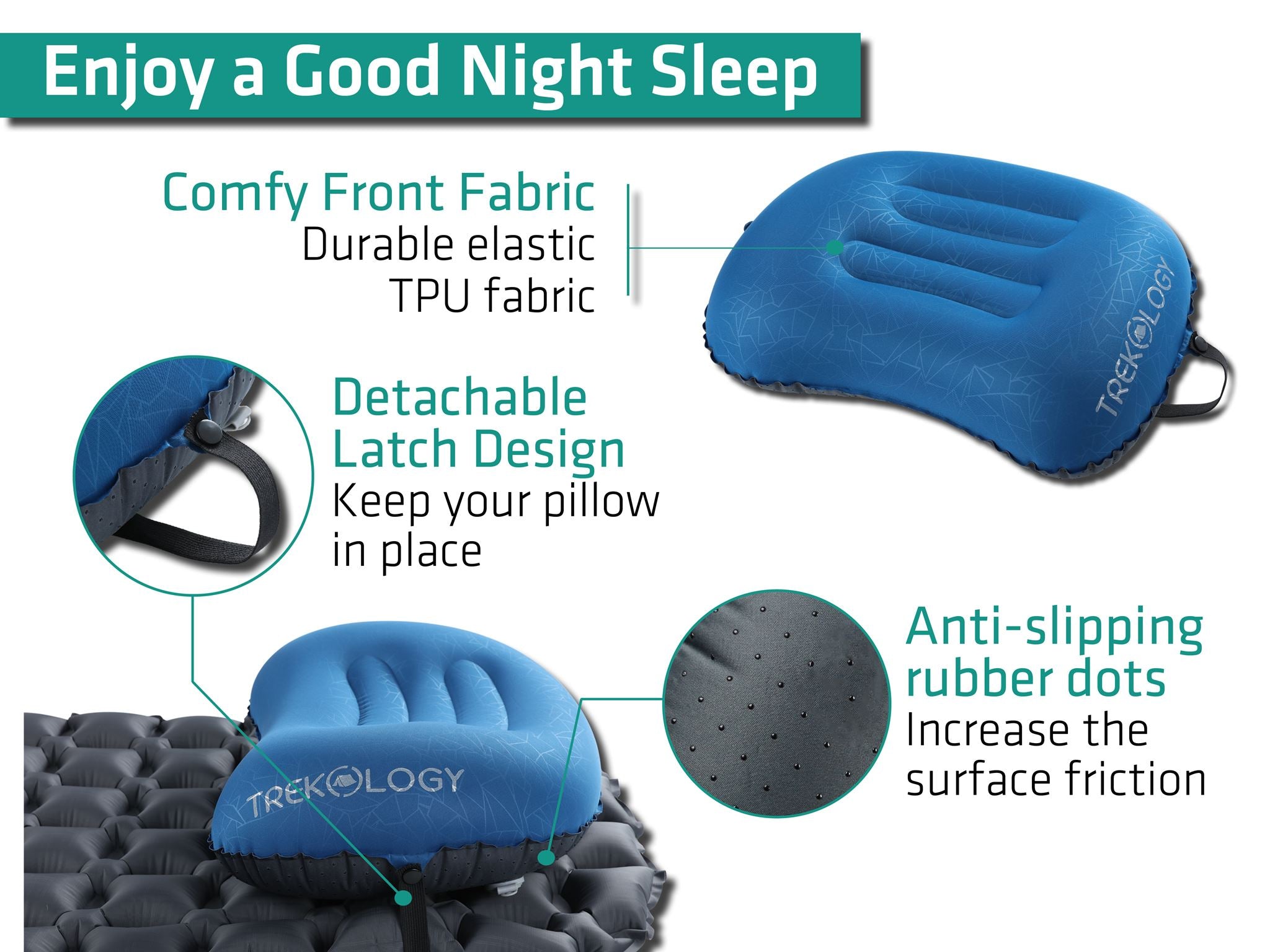 Novagoodes Aluft 2.0 Inflatable Pillow for Camping (US)