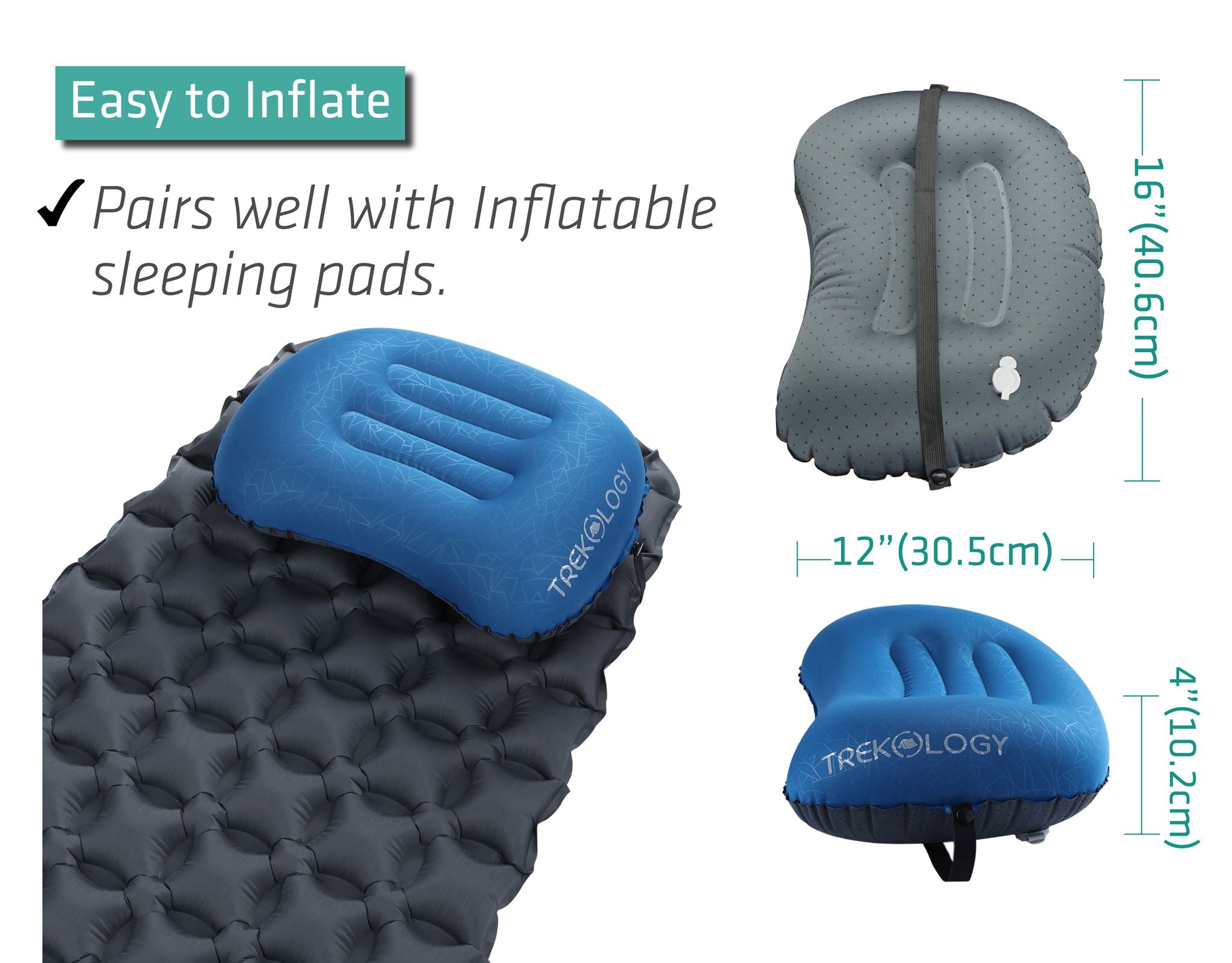 Novagoodes Aluft 2.0 Inflatable Pillow for Camping (US)