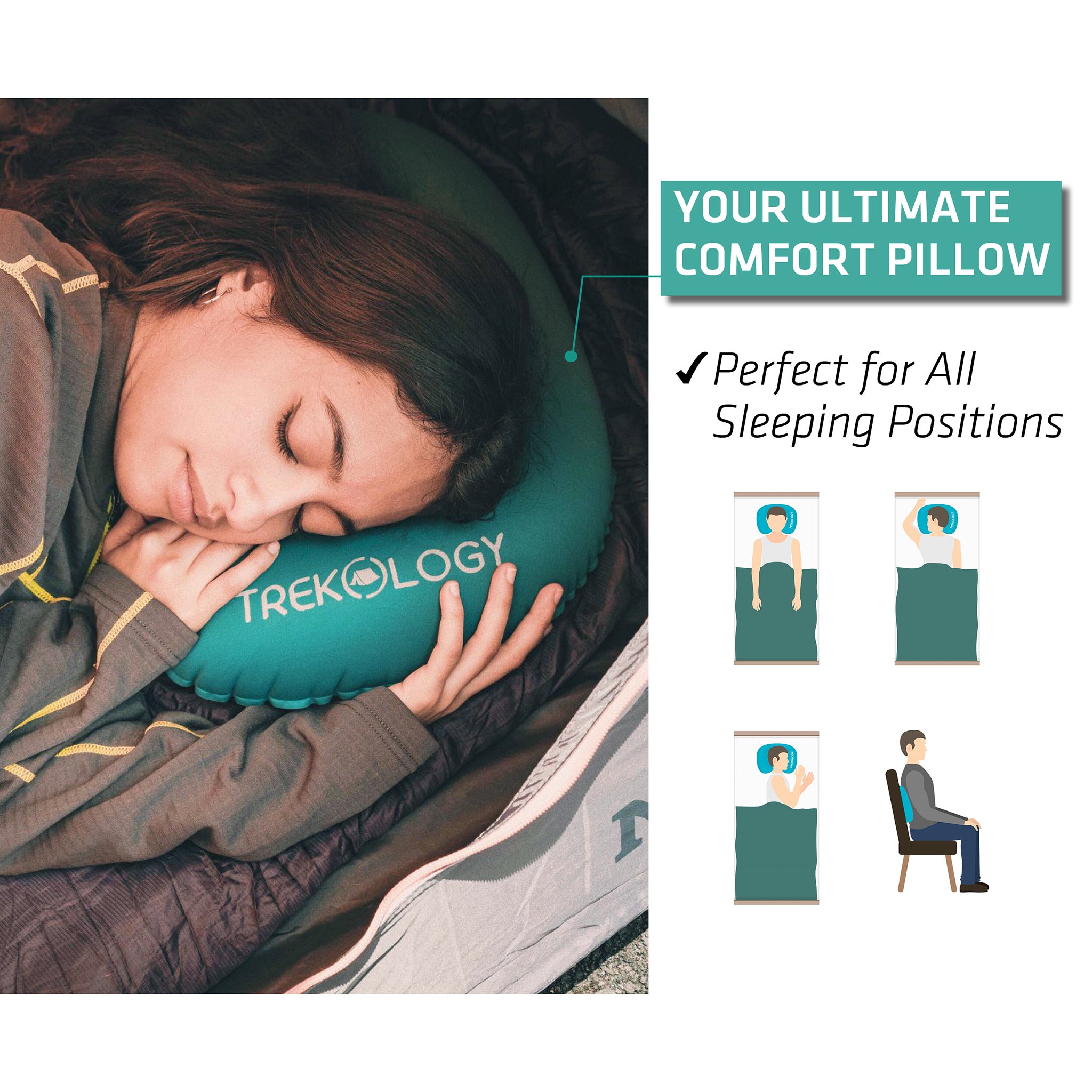 Novagoodes Aluft 1.0 : Inflatable Pillow for Camping