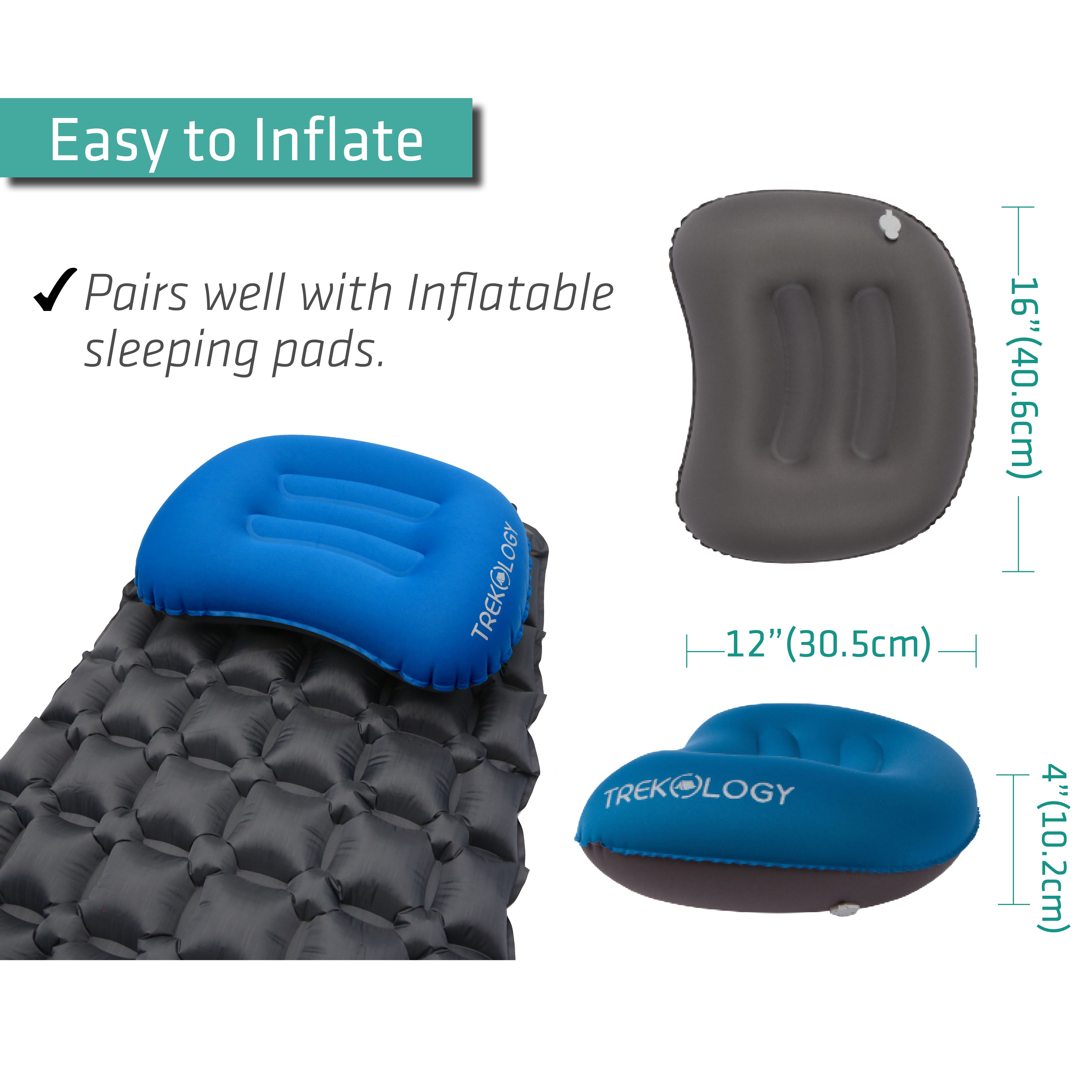 Novagoodes Aluft 1.0 : Inflatable Pillow for Camping